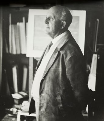 Maler Albert Johannsen abfotografiert mit Nikon Z7 und Nikkor Z 24-70mm f/2.8S