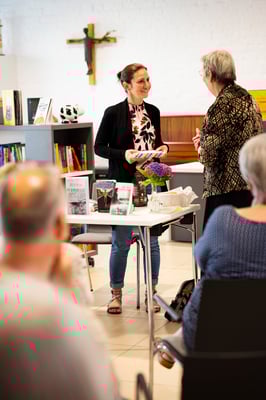 Judith Hages Buchlesung in Düren mit ihren neusten Roman "Zeit des Gewissens"