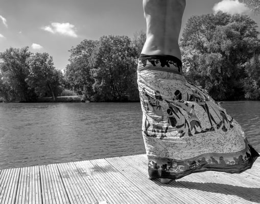 Lara an der Wehle, fotografiert Nikon Z7 und Nikkor Z 85mm f/1.8 S