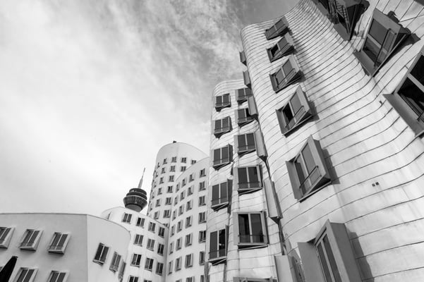 Gehry Bauten Düsseldorf, Nikon Z6 und Nikkor Z 20mm 1,8 S