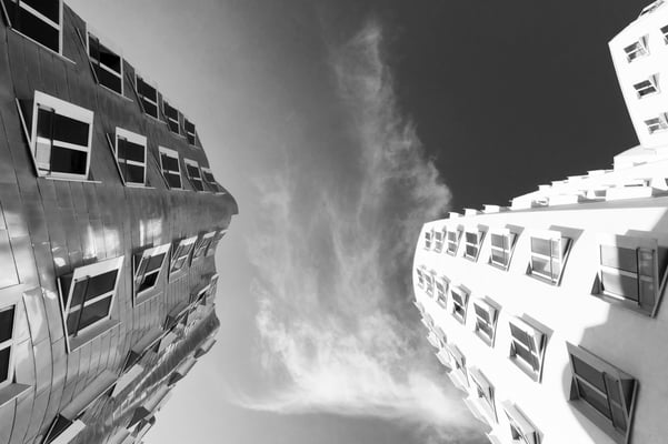 Gehry Bauten Düsseldorf, Nikon Z6 und Nikkor Z 20mm 1,8 S