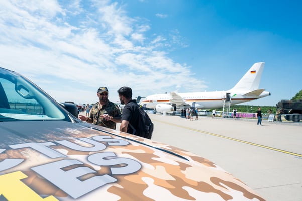 Andreas Rückewoldt auf Fotospaziergang auf der ILA