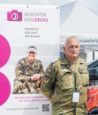 Fotoshooting Gesichter des Lebens auf der ILA