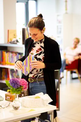 Judith Hages Buchlesung in Düren mit ihren neusten Roman "Zeit des Gewissens"