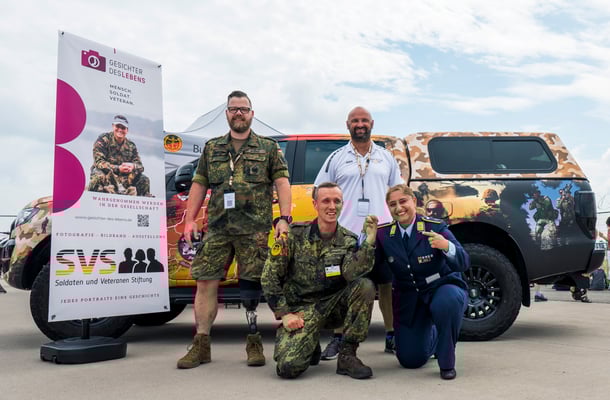 Fotoshooting Gesichter des Lebens auf der ILA