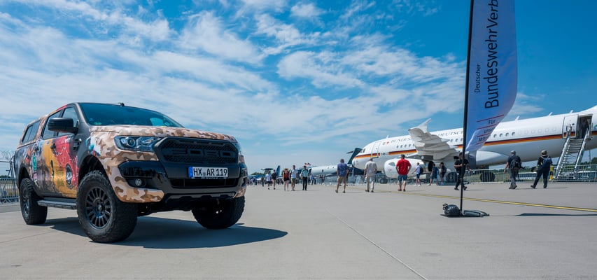 Andreas Rückewoldt auf Fotospaziergang auf der ILA