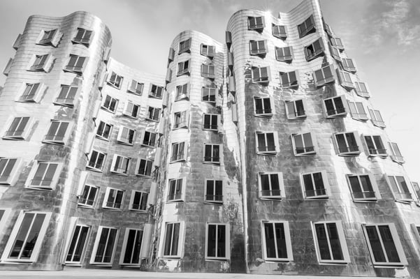 Gehry Bauten Düsseldorf, Nikon Z6 und Nikkor Z 20mm 1,8 S