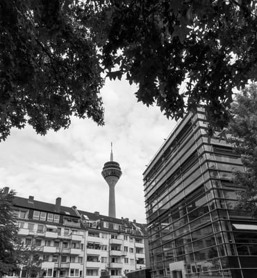 Medienhafen Düsseldorf fotografiert mit Nikon Z6 und Nikkor Z 20mm F/1.8 S
