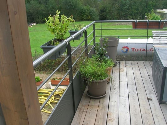 Garde corps en fer forgé fait main, sur mesure à Grenoble.