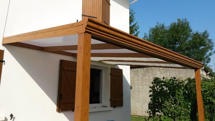 mise en place d'une pergola aluminium à grenoble