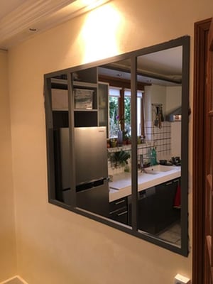 luminosité, perspective, la bonne idée pour séparer ou créer des pièces grâce à une verrière style atelier