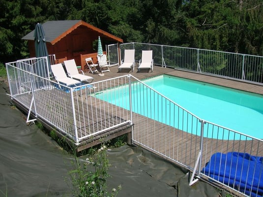 Structure de sécurité sur mesure, garde corps en fer forgé à Grenoble.