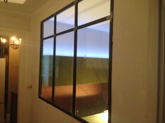 pose d'une verrière intérieur à grenoble