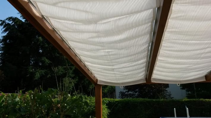 pose d'une pergola aluminium à grenoble