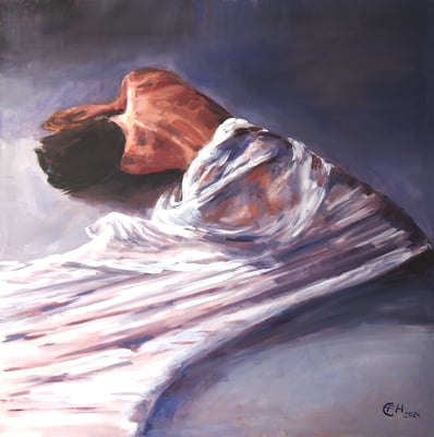 Sleeping Beauty  Öl/Lwd.90x90cm