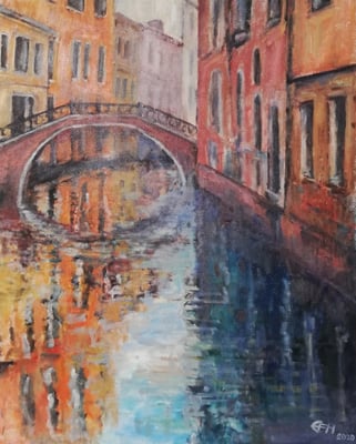 Venice Reflections Nr. 5, Öl_Lwd. 81x65cm
