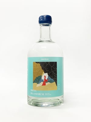 「IHEYA ISLAND RUM」ラベルイラスト
