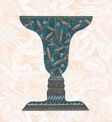 Rubin's vase［viridian］