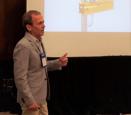 A.J. DeCenso presents to attendees of the Operations & Engineering session