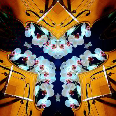 Carré de notes fleuries - 2017