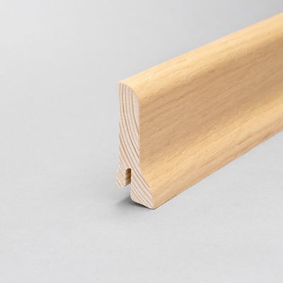 KGM ExPress 60 Furnierleiste Eiche natur lackiert - 22 x 60 x 2400 mm