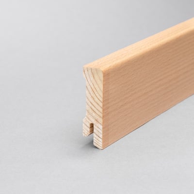 KGM Modern 58 Furnierleiste Buche gedämpft lackiert - 16 x 58 x 2400 mm
