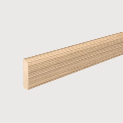 KGM Deckleiste 24 Massivleiste Eiche natur lackiert - 3 x 24 x 2440 mm