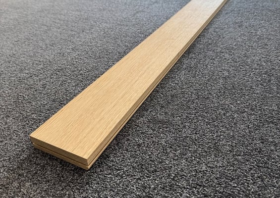 Stabparkett 22mm Randfries Eiche Natur 12er