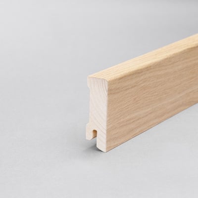 KGM Modern 40 Furnierleiste Eiche natur lackiert - 16 x 40 x 2400 mm