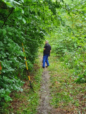 Und jö, Silvia ganz alleine am Putzen. 