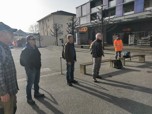 Antrittsverlesen um 10:00 Uhr beim Coop Parkplatz