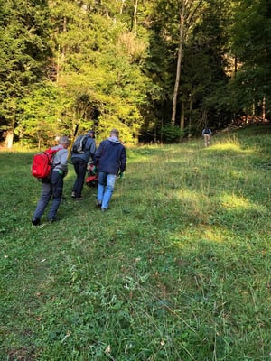 Und hoch geht es zur Isige Leitere
