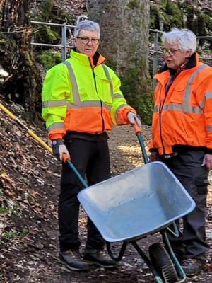 Und da die Logistiker für den Transport des Mergels