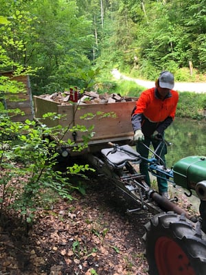 Transport an verschiedene Feuerstellen