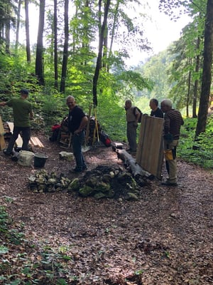Dann wird mal beraten und mit dem Aufbau begonnen
