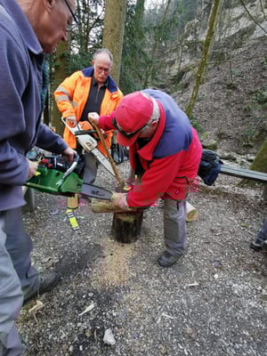Naja, schlussendlich hat es dann geklappt, sicher nach 20 Minuten.