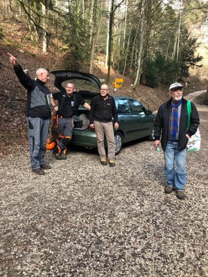 Ende Feuer, Schlussbesprechung, Abmarsch.