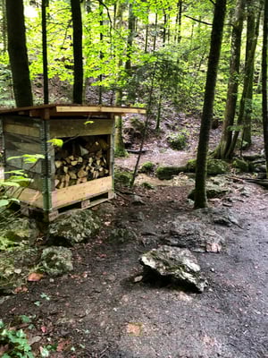 Unterstände wieder auffüllen