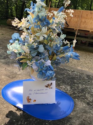 Robert Wagner von Hägendorf hat uns das Mittagessen in Form von Bratwürsten, Cervelats, Brot, Kartoffelsalat, Wein, Bier, Mineralwasser, Mandelgipfel einfach so gespendet.