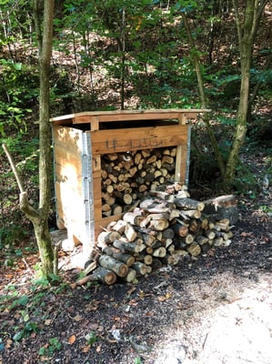 Wieder viel Holz zum festen und feiern