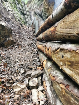 Ebenfalls der Geröllfänger