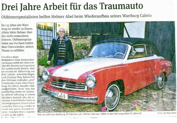 Artikel aus der Volksstimme vom 13.11.2013