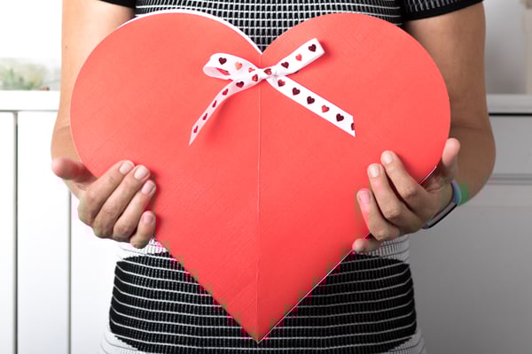 Herz Geschenkbox groß