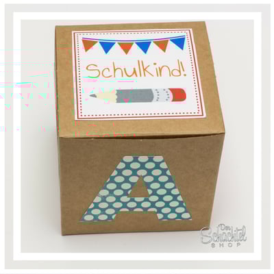 Back to School Geschenkschachtel, Vorderseite