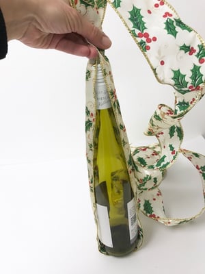 Flaschen Verpackung mit Drahtband