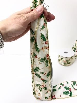 Flaschen Verpackung mit Drahtband