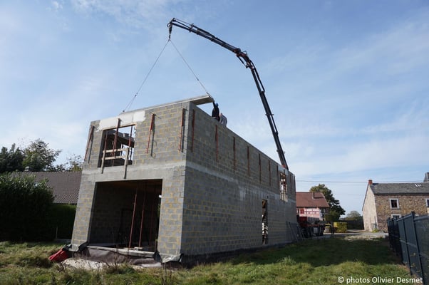 Construction d'une habitation Basse énergie à Bois-de-Villers Profondeville