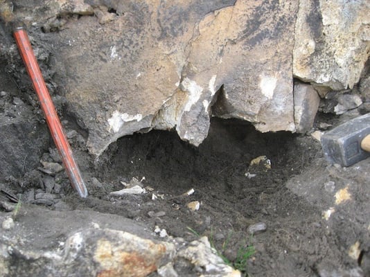 Blick in den Hohlraum