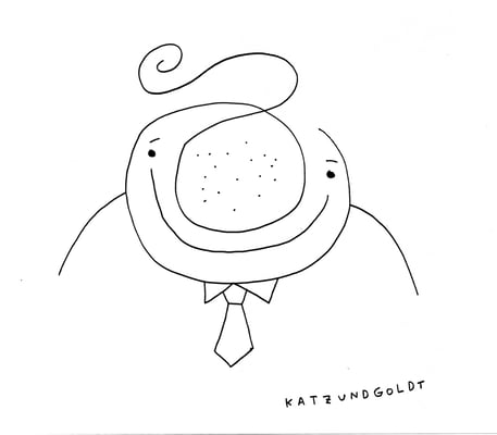 Originalzeichnung "Sollte sich einer unserer Kreistagsabgeordneten nicht so benehmen, wie Sie es vielleicht gerne hätten, sagen Sie es Ihrem Kreistagsansprechpartner und nicht dem Internet"