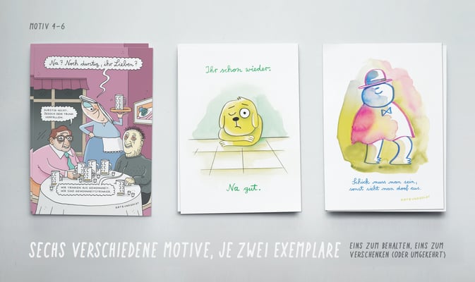 Postkarten-Set "Dann mach's doch!"